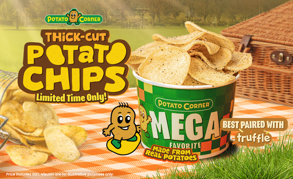 [Potato Corner] New Thick Cut Potato Chips!